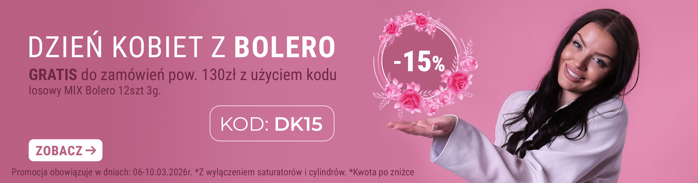 -15% na dzień kobiet!