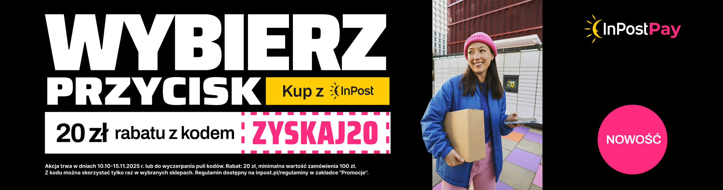 20zł rabatu - Kup z Inpost