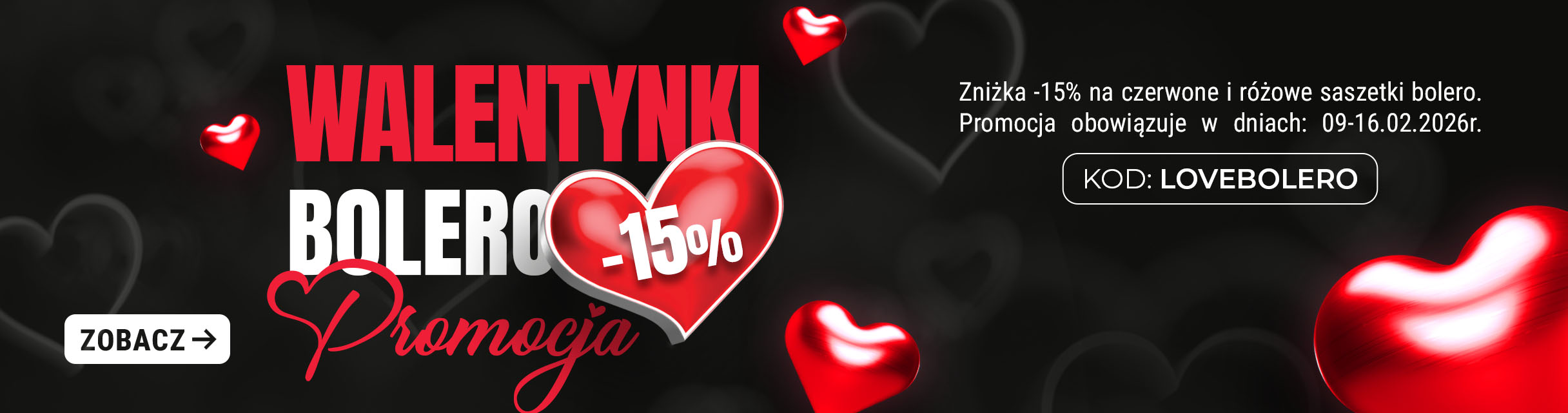 -15% na walentynki!