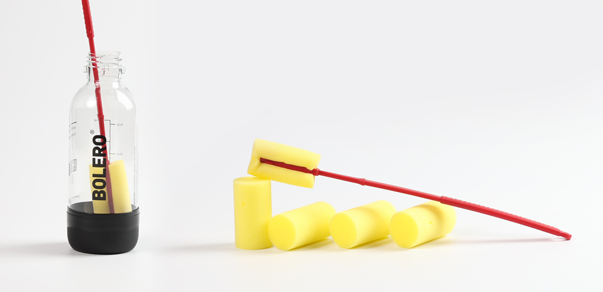 Bolero saturator soda maker akcesoria do czyszczenia butelek na białym tle