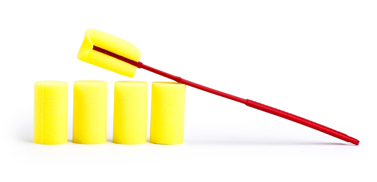 Zestaw gąbek czyszczących do butelek z długim uchwytem – akcesoria do mycia trudno dostępnych miejsc.