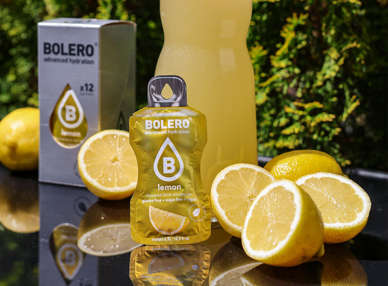 Saszetki Bolero Lemon – naturalny napój cytrynowy, bez kalorii i bezglutenowy