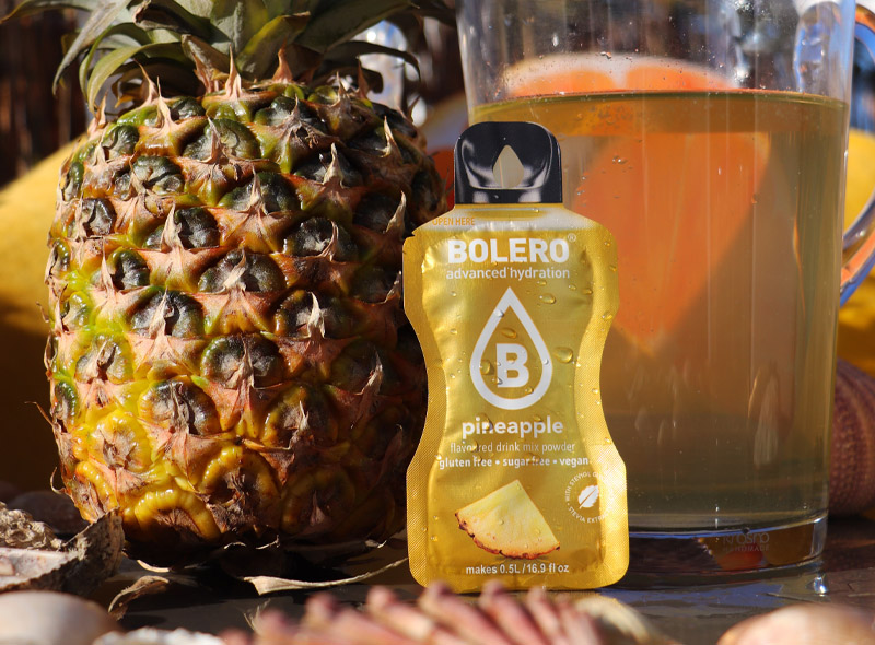 Orzeźwiający napój ananasowy Bolero Pineapple – idealny wybór bez cukru