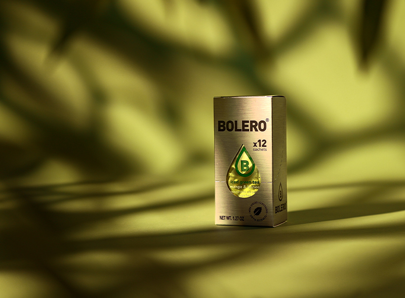 Bolero Iced Green Tea mango lychee saszetki zielona herbata bez cukru smak mango i liczi