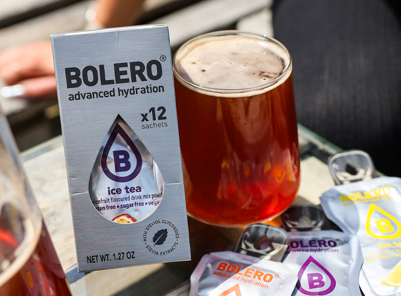 Bolero ice tea mrożona herbata napój w proszku bez cukru ze stewią