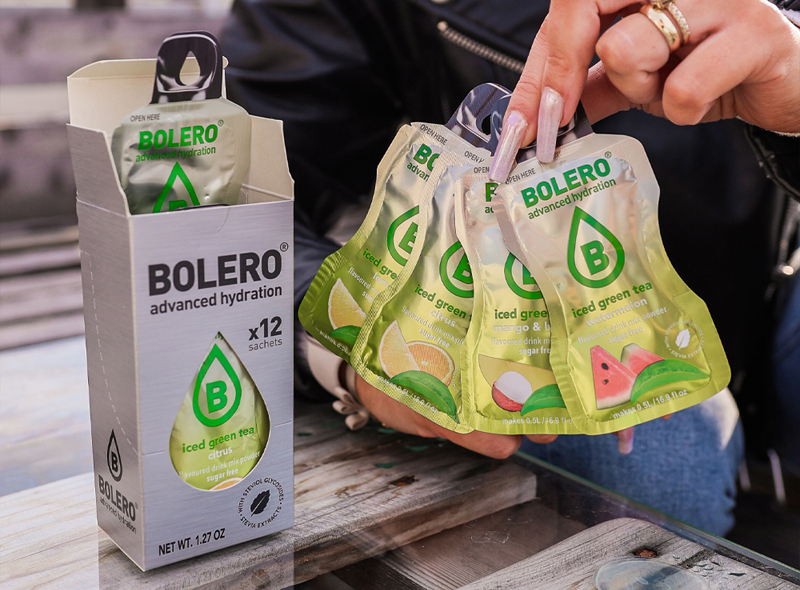 Bolero napoje w proszku bez cukru ze stewią mix smaków.