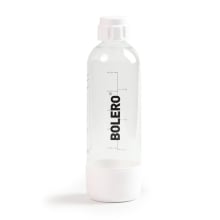 Butelka Bolero 1L PET White – biała butelka do saturatora, przeznaczona do gazowania dowolnych napojów BPA FREE