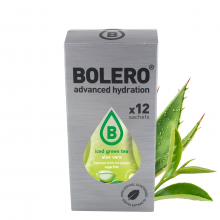 Bolero 3g 12szt Iced Green Tea Aloe Vera (Zielona herbata mrożona z aloesem) ze stewią
