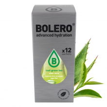 Bolero 8g 12szt Iced Green Tea Aloe Vera (Zielona herbata mrożona z aloesem) ze stewią