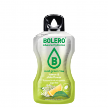 Bolero 3g Iced Green Tea Lemon & Elderflower (Zielona herbata mrożona o smaku cytryny i kwiatu czarnego bzu) ze stewią