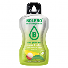 Bolero 8g Iced Green Tea Mango & Lychee (Zielona herbata mrożona o smaku mango i liczi) ze stewią