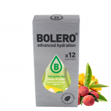 Bolero 3g 12szt Iced Green Tea Mango & Lychee (Zielona herbata mrożona o smaku mango i liczi) ze stewią