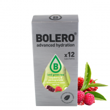 Bolero 3g 12szt Iced Green Tea Raspberry & Pomegranate (Zielona herbata mrożona o smaku maliny i granata)