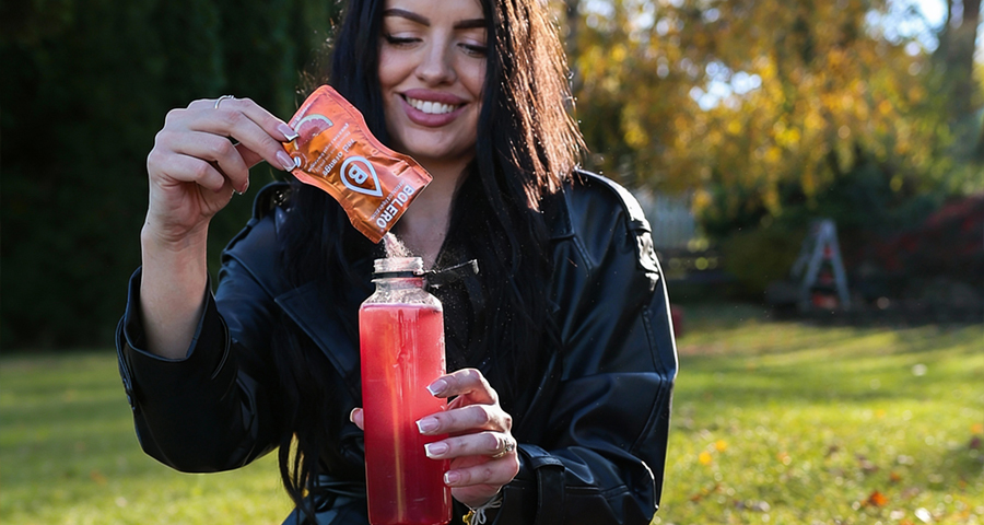 Przygotowanie napoju Bolero bez cukru słodzonego stewią - codzienne nawodnienie