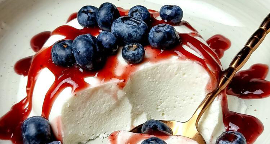 Fit deser panna cotta
