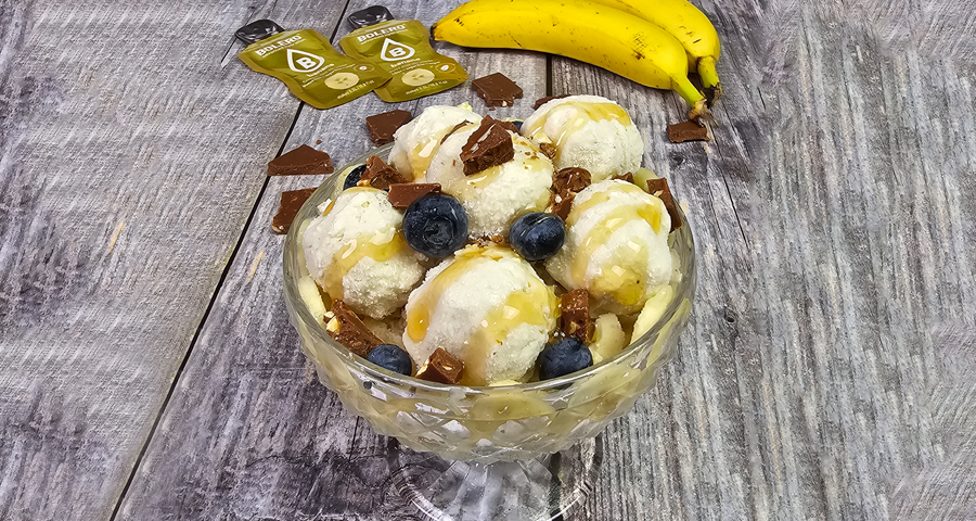 Proteinowe lody bananowe