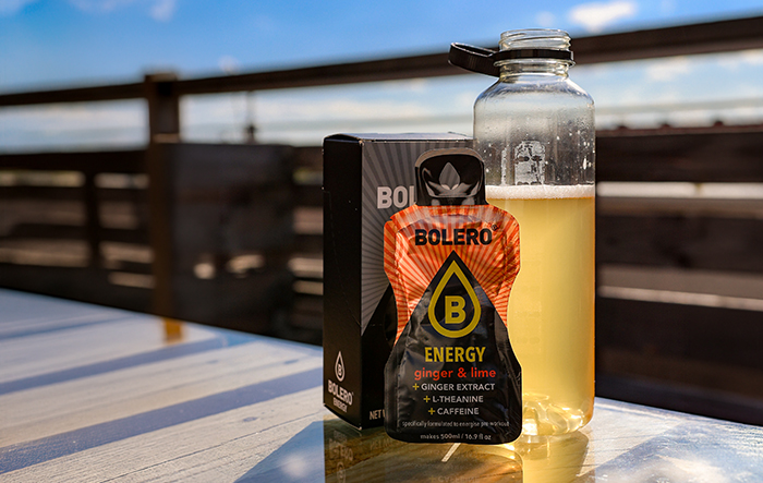 Bolero Energy ginger i lime oraz gotowy napój w butelce